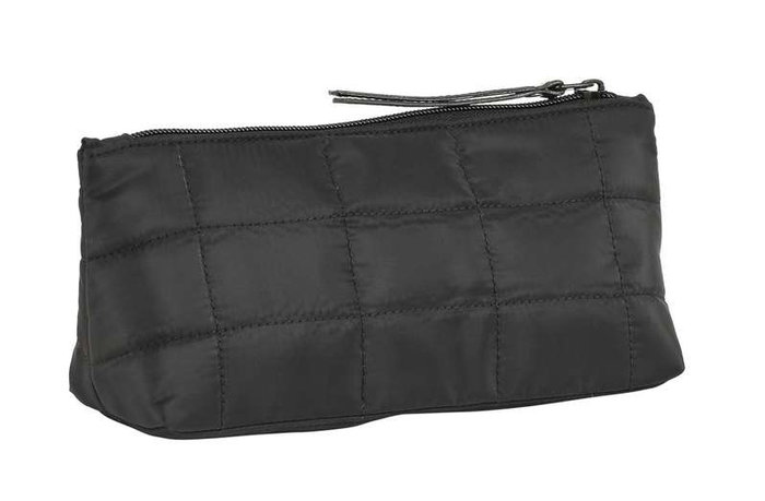 MOOS Capsula - Nécessaire carré capitonné noir - 23 x 12 x 8 cm