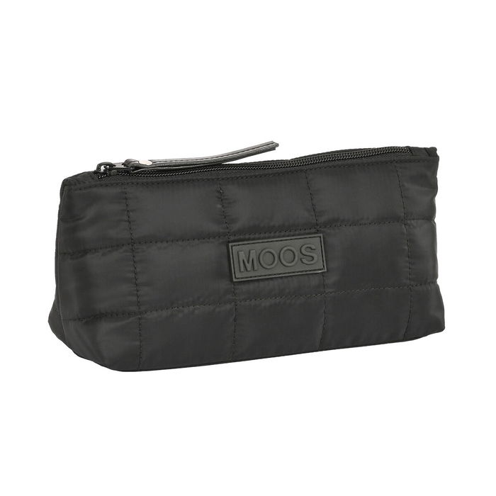 Trousse de Toilette Moos Negro Rembourré Noir 23 x 12 x 8 cm Trousse de Toilette Moos Negro Rembourré Noir 23 x 12 x 8 cm