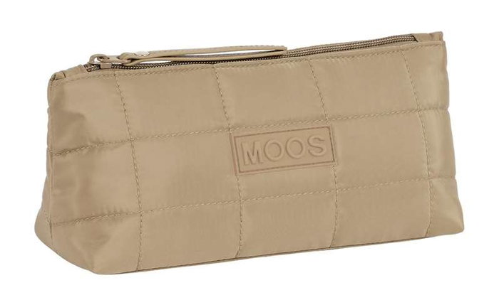 Safta Nécessaire carré Moos Capsula capitonné couleur Camel 23 x 12 x 8 cm