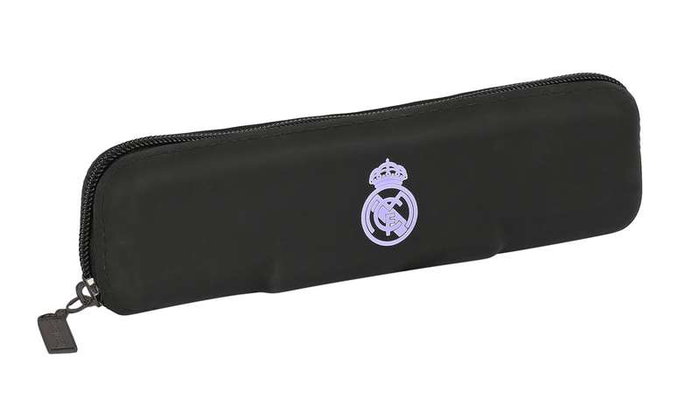 Safta Portatodo Etroit en Silicone Real Madrid 1er Equipement 22/23 - Pochette rigide (20 x 5.5 x 2 cm) en polyester 600D - Noir et Blanc Safta Portatodo Etroit en Silicone Real Madrid 1er Equipement 22/23 - Pochette rigide (20 x 5.5 x 2 cm) en polyester 600D - Noir et Blanc