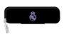 Safta Portatodo Etroit en Silicone Real Madrid 1er Equipement 22/23 - Pochette rigide (20 x 5.5 x 2 cm) en polyester 600D - Noir et Blanc