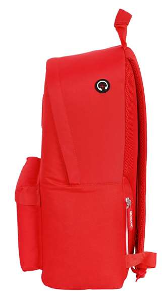 Safta - Mochila para portatil - Sac à dos pour ordinateur portable 14,1" - Sevilla FC - 31x41x16 cm - Rouge - Polyester 600D et Nylon 900D Safta - Mochila para portatil - Sac à dos pour ordinateur portable 14,1" - Sevilla FC - 31x41x16 cm - Rouge - Polyester 600D et Nylon 900D