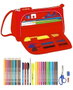Safta Portatodo à bandoulière dépliante avec support complet, Sevilla FC, sac de voyage en polyester 600D, 20x11x8,5 cm