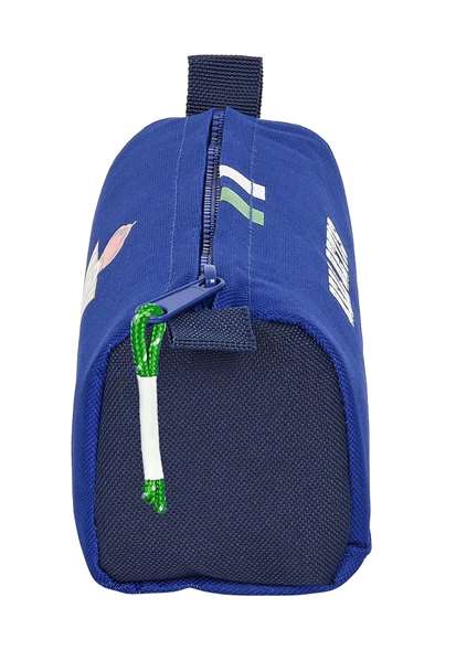 Safta Portatodo real betis balompie, Trousse à bandoulière Real Betis, 21 x 8 x 7 cm, 600D Polyester, Age recommandé 3 ans, Azul et Azul Marino