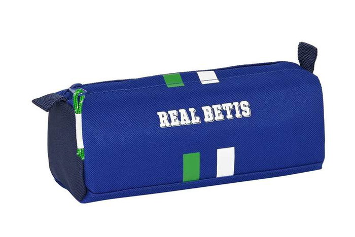 Safta Portatodo real betis balompie, Trousse à bandoulière Real Betis, 21 x 8 x 7 cm, 600D Polyester, Age recommandé 3 ans, Azul et Azul Marino