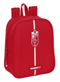 Safta Sac à dos de maternelle et de poussette, Granada C.F., 22 x 27 x 10 cm, 600D Polyester, Rouge, Recommandé à partir de 3 ans