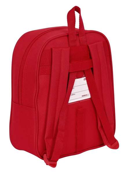 Safta Sac à dos de maternelle et de poussette, Granada C.F., 22 x 27 x 10 cm, 600D Polyester, Rouge, Recommandé à partir de 3 ans