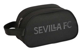 Safta Neceser 1 asa adapt.carro sevilla fc "teen" 26x15x12cm - Trousse de sport pour enfants, polyester 600D, noir