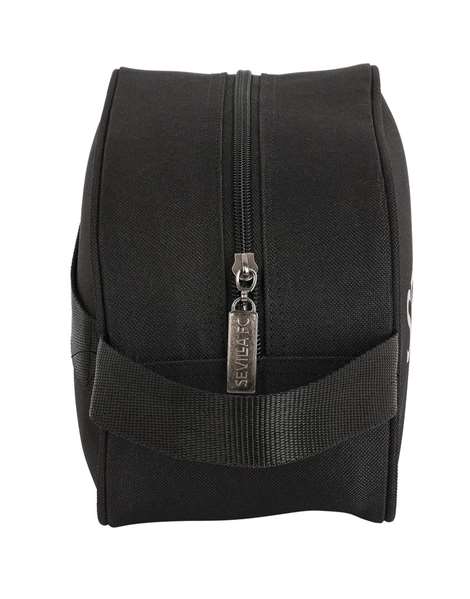 Safta Neceser 1 asa adapt.carro sevilla fc "teen" 26x15x12cm - Trousse de sport pour enfants, polyester 600D, noir