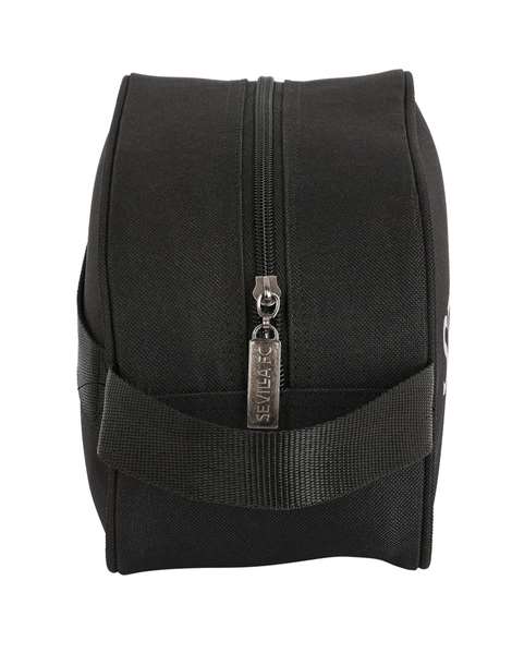 Safta Neceser 1 asa adapt.carro sevilla fc "teen" 26x15x12cm - Trousse de sport pour enfants, polyester 600D, noir