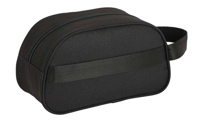 Safta Neceser 1 asa adapt.carro sevilla fc "teen" 26x15x12cm - Trousse de sport pour enfants, polyester 600D, noir