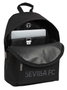 Safta Mochila Sac à dos pour ordinateur portable 14.1" Sevilla FC Teen 31x41x16 cm - Noir, Polyester 600D