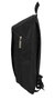 Safta Mini sac à dos à fermeture éclair vertical Sevilla FC Teen pour enfants, dimensions 22x39x10 cm, couleur noire, polyester 600D
