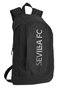 Safta Mini sac à dos à fermeture éclair vertical Sevilla FC Teen pour enfants, dimensions 22x39x10 cm, couleur noire, polyester 600D
