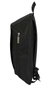 Safta Mini sac à dos à fermeture éclair vertical Sevilla FC Teen pour enfants, dimensions 22x39x10 cm, couleur noire, polyester 600D