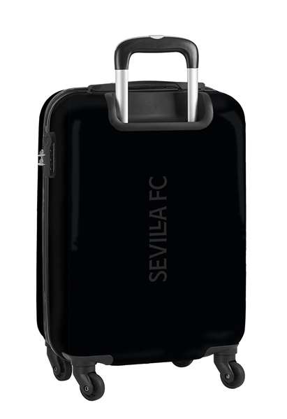Safta Trolley Cabine 20" Sevilla FC Teen 34,5 x 55 x 20 cm - Valise Cabine pour Enfant 3 Ans - NEGRA - Polyester 600D