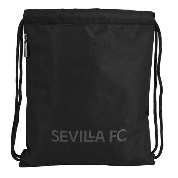 Safta Sac de sport Sevilla FC Teen 35 x 40 x 1 cm - Noir - Polyester 600D - Âge recommandé 3 à 99 ans Safta Sac de sport Sevilla FC Teen 35 x 40 x 1 cm - Noir - Polyester 600D - Âge recommandé 3 à 99 ans