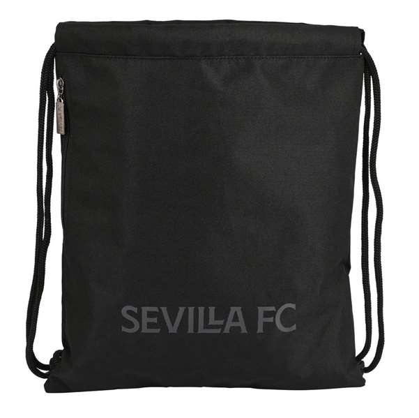 Safta Sac de sport Sevilla FC Teen 35 x 40 x 1 cm - Noir - Polyester 600D - Âge recommandé 3 à 99 ans Safta Sac de sport Sevilla FC Teen 35 x 40 x 1 cm - Noir - Polyester 600D - Âge recommandé 3 à 99 ans