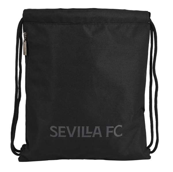 Safta Sac de sport Sevilla FC Teen 35 x 40 x 1 cm - Noir - Polyester 600D - Âge recommandé 3 à 99 ans Safta Sac de sport Sevilla FC Teen 35 x 40 x 1 cm - Noir - Polyester 600D - Âge recommandé 3 à 99 ans