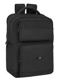 Safta Mochila 2 Bolsillos Portatil Premium 15,6'' avec Port USB et Thème Sevilla FC, 31 x 44 x 13 cm - Sac à Dos pour Ordinateur Portable