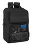 Safta Mochila 2 Bolsillos Portatil Premium 15,6'' avec Port USB et Thème Sevilla FC, 31 x 44 x 13 cm - Sac à Dos pour Ordinateur Portable