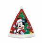 Bonnet de Père Noël Mickey Mouse Bleu Rouge 37 cm Enfant