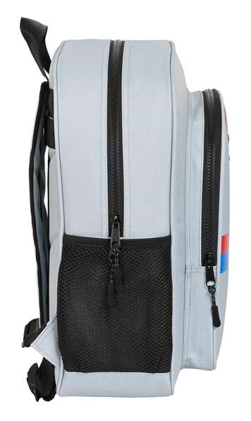 Safta Sac à dos junior F.C. Barcelona 3e équipement 22/23, avec harnais pour chariot, polyester 600D, couleur gris, pour enfant à partir de 3 ans