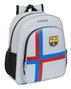 Safta Sac à dos junior F.C. Barcelona 3e équipement 22/23, avec harnais pour chariot, polyester 600D, couleur gris, pour enfant à partir de 3 ans