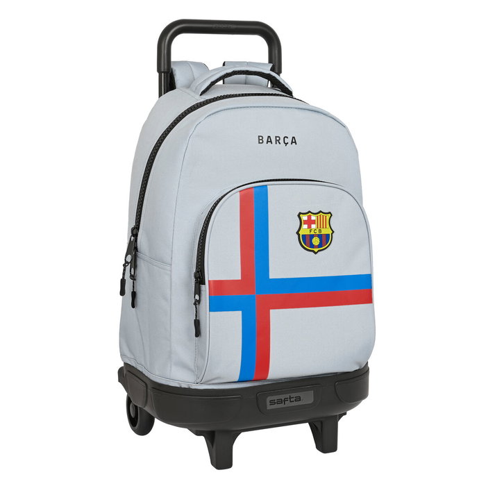 Cartable à roulettes F.C. Barcelona Gris (33 x 45 x 22 cm) Cartable à roulettes F.C. Barcelona Gris (33 x 45 x 22 cm)