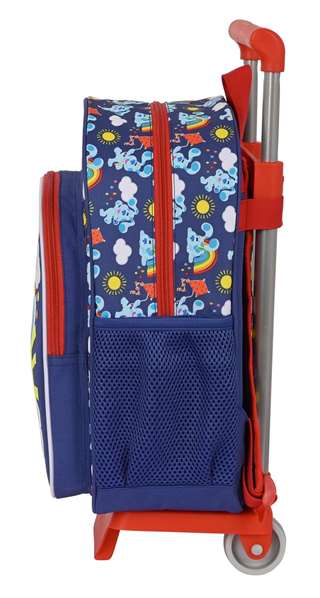 Safta Moch 185+Carro 705 Sac à Dos Blues Clues pour Enfant à Partir de 3 Ans en Polyester 300D avec Roulettes - Bleu Marine Safta Moch 185+Carro 705 Sac à Dos Blues Clues pour Enfant à Partir de 3 Ans en Polyester 300D avec Roulettes - Bleu Marine