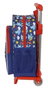 Safta Moch 185+Carro 705 Sac à Dos Blues Clues pour Enfant à Partir de 3 Ans en Polyester 300D avec Roulettes - Bleu Marine