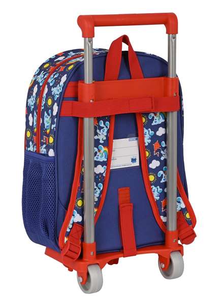 Safta Moch 185+Carro 705 Sac à Dos Blues Clues pour Enfant à Partir de 3 Ans en Polyester 300D avec Roulettes - Bleu Marine Safta Moch 185+Carro 705 Sac à Dos Blues Clues pour Enfant à Partir de 3 Ans en Polyester 300D avec Roulettes - Bleu Marine
