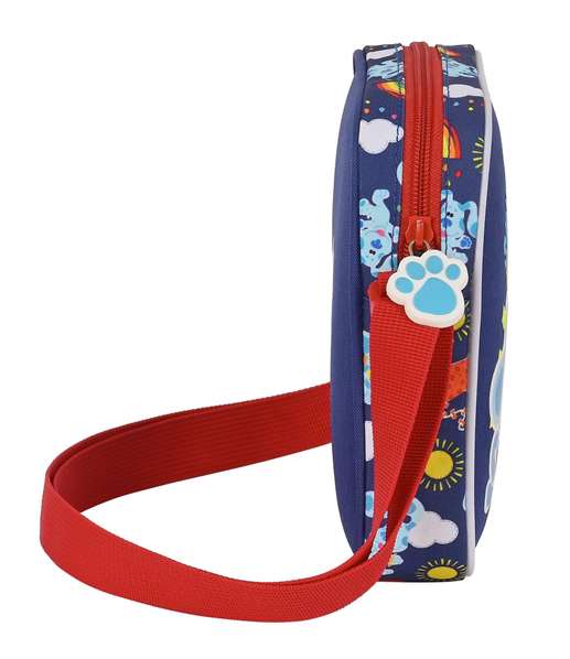 Safta Sac bandoulière Blues Clues pour enfant 3 ans, polyester 300D, PVC, bleu marine Safta Sac bandoulière Blues Clues pour enfant 3 ans, polyester 300D, PVC, bleu marine