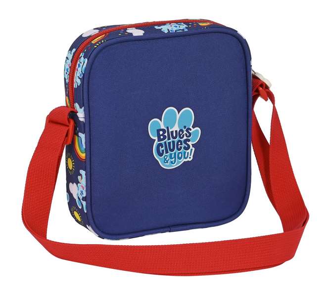 Safta Sac bandoulière Blues Clues pour enfant 3 ans, polyester 300D, PVC, bleu marine Safta Sac bandoulière Blues Clues pour enfant 3 ans, polyester 300D, PVC, bleu marine