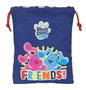 Safta Sac à goûter imprimé Blues Clues pour enfant, âge 3 ans et plus, matière polyester 300D et PVC, couleur bleu marine