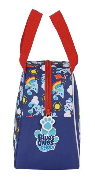 Safta Neceser Termo Blues Clues, Sac de Voyage Isotherme pour Enfant Motif Blues Clues, Azur Marine, 300D Polyester
