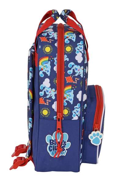 Safta Mochila Sac à dos enfant avec bretelles et motif Blues Clues - Polyester 300D + PVC - Recommandé à partir de 3 ans