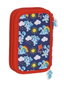 Safta Plumier double poche 28 pièces Blues Clues en polyester 300D et PVC - Coloris bleu marine