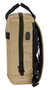 Safta Sac à dos pour ordinateur portable 13,3 pouces avec chargeur USB Minnie Mouse Premium - Nylon 900D, Beige
