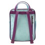 Safta Sac à dos grand modèle Gorjuss "Curiosity" en polyester et néoprène - Vert bouteille et gris