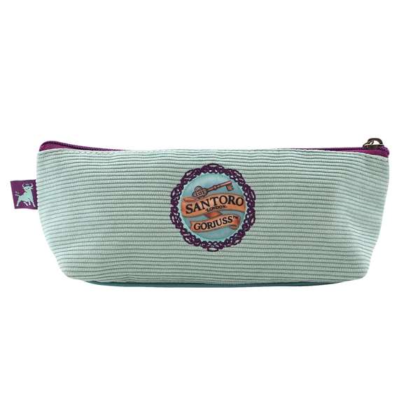 Safta Estuche de accesorios Gorjuss "Curiosity" - Trousse d'accessoires en polyester et néoprène pour enfant, vert bouteille et gris, 3 ans et plus