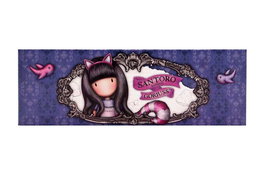 Safta Portatodo Gorjuss™ - Boîte de rangement à thème Cheshire Cat - Polyester et néoprène - Pour enfant dès 3 ans - Couleurs bleu et violet