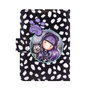 Ensemble de Papeterie Gorjuss Smitten kitten Violet Noir Blanc
