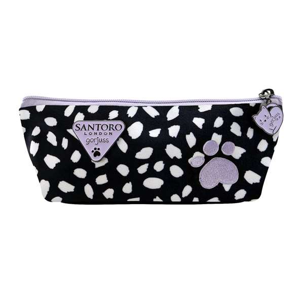 Safta Estuche de accesorios Gorjuss "Smitten Kitten" - Étui à accessoires pour enfants, 3 ans et plus, en polyester et polyuréthane, noir et blanc Safta Estuche de accesorios Gorjuss "Smitten Kitten" - Étui à accessoires pour enfants, 3 ans et plus, en polyester et polyuréthane, noir et blanc
