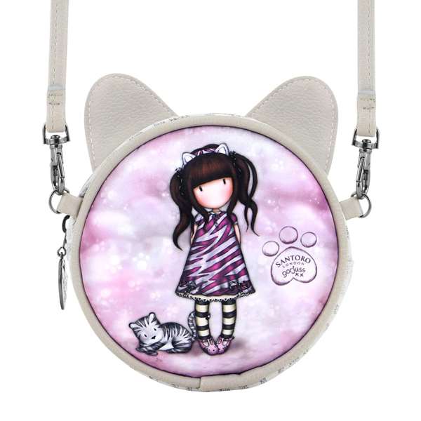 Safta Mini bandoulière ronde Gorjuss Ruby Wild, sac à dos pour enfant à partir de 3 ans, gris, polyester et polyuréthane Safta Mini bandoulière ronde Gorjuss Ruby Wild, sac à dos pour enfant à partir de 3 ans, gris, polyester et polyuréthane