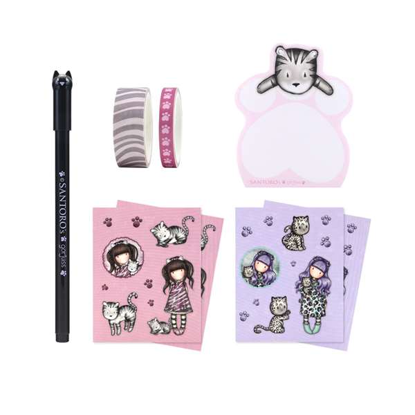 Safta Set de Papeterie Gorjuss "Ruby Wild" - Kit Loisir Créatif 3 ans, Couleur Gris, Matière Polyester + Polyuréthane Safta Set de Papeterie Gorjuss "Ruby Wild" - Kit Loisir Créatif 3 ans, Couleur Gris, Matière Polyester + Polyuréthane