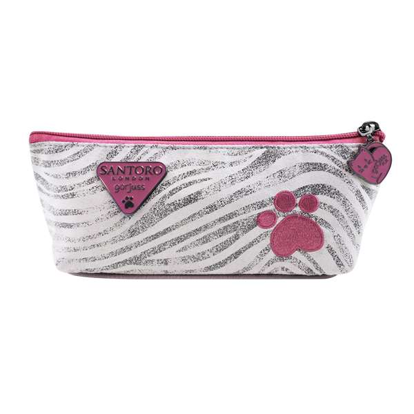 Safta Etui a accessoires Gorjuss "Ruby Wild" - Etui de maquillage - Gris - Polyester et polyurethane - Pour 3 ans et plus