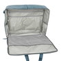 Safta Maleta Maternal - Sac à Langer Bébé avec Accessoires Tissu Velours, Design "Leaves", Vert Mer, Matériau Certifié REACH