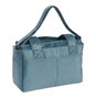 Safta Sac à langer adaptable à la poussette "Leaves", accessoire bébé, 3 ans, vert mer, matière velours REACH