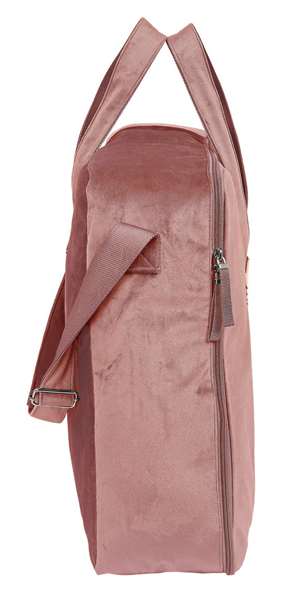 Safta Maleta Marsala Sac maternité à accessoires bébé en velours, rose caldera, pour enfant dès 3 ans